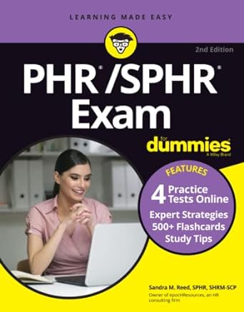 phr/sphr exam for dummies with online practice 2nd edition sandra m. reed 1119724899, 978-1119724896