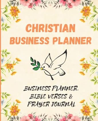 christian business planner monthly business planner and organizer with calendar sales expenses budget goals