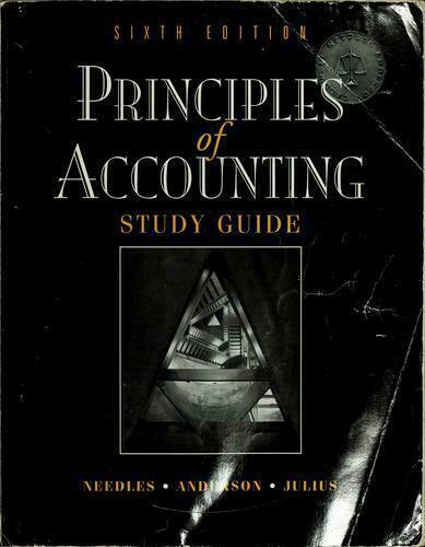 principles of accounting 6th edition needles, belverd e. 9780395752722