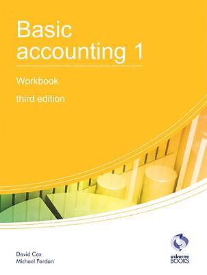 basic accounting 1 3rd edition david cox, michael fardon 9781905777723