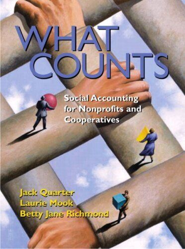 social accounting for nonprofits and cooperatives 1st edition laurie mook, jack quarter, betty jane richmond