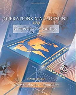 operations management for competitive advantage 11th edition chase 0072983949, 9780072983944