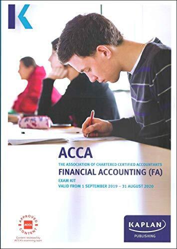 financial accounting exam kit 1st edition kaplan publishing 9781787404113