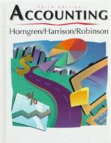 accounting 1st edition michael a. robinson, charles t. horngren, walter t. harrison jr. 0133058220,
