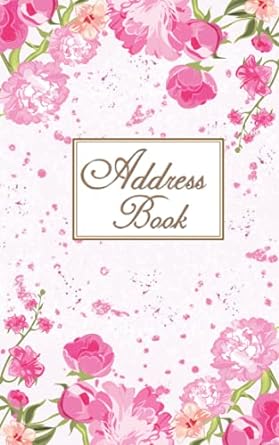 Address Book Alphabetically Indexed Address Book Floral Address Book A Z Index Address Book Organizer For Women 5x8 Inch 106 Pages