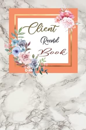 client record book client book 6x9 medium 120 customers client tracking book hairstylist client record book
