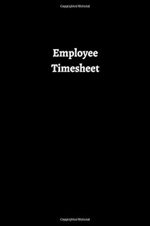 employee timesheet track work hours in and out timesheet hourly work time record book job organizer 1st