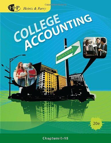 college accounting 20th edition james a heintz 9780538745215