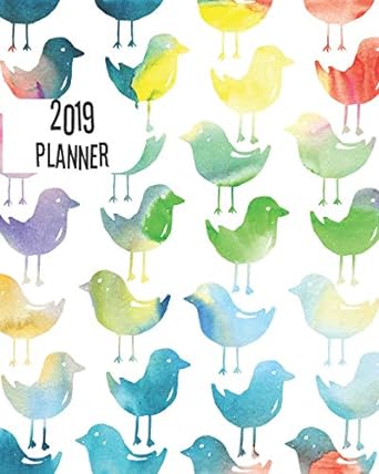 2019 planner little chicks 12 months 365 days calendar schedule appointment agenda meeting 1st edition gladys