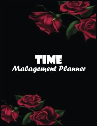 time management planner 8 5x11 for busy professionals mon to sun 6 am to 8 pm for dates notes time 1st