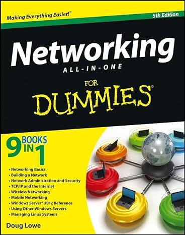networking all in one for dummies 5th edition doug lowe 1118380983, 978-1118380987