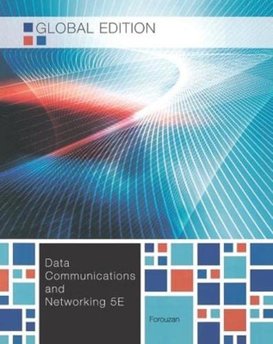 data communications and networking 5th edition forouzan 9814577510, 9789814577519