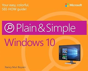 microsoft windows 10 plain and simple 1st edition nancy muir boysen 0735697949, 978-0735697942