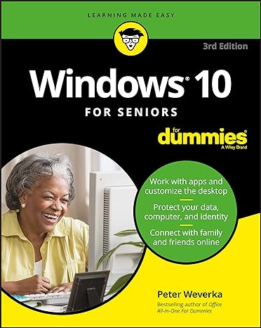 windows 10 for seniors for dummies 3rd edition peter weverka 1119469856, 978-1119469858