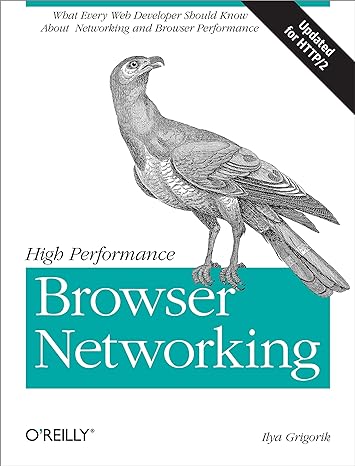 high performance browser networking what every web developer should know about networking and web performance