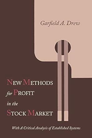 new methods for profit in the stock market with a critical analysis of established systems 1st edition g. a.