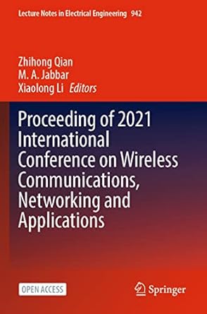 proceeding of 2021 international conference on wireless communications networking and applications 1st
