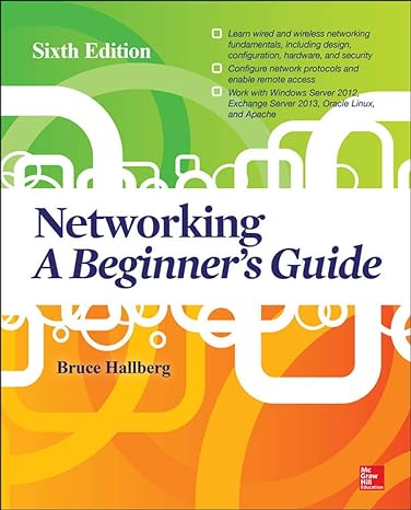 networking a beginners guide 6th edition bruce hallberg 0071812245, 978-0071812245