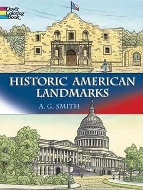 historic american landmarks 1st edition a. g. smith 0486444899, 978-0486444895