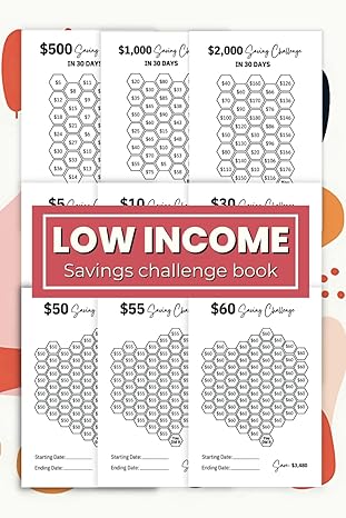 low income savings challenge book 30 easy and fun challenges to boost your savings daily weekly and monthly