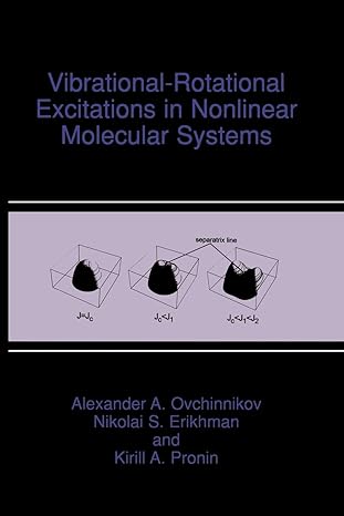 vibrational rotational excitations in nonlinear molecular systems 1st edition alexander a ovchinnikov