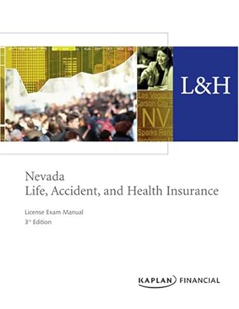 nevada life accident and health insurance license exam manual 3rd edition kaplan financial 142775246x,