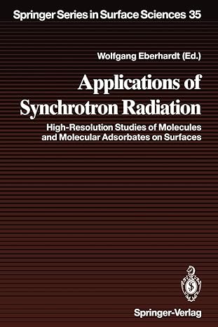 applications of synchrotron radiation high resolution studies of molecules and molecular adsorbates on