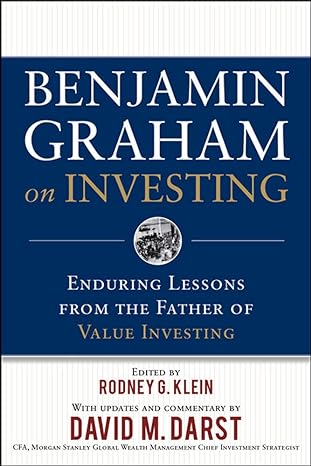benjamin graham on investing enduring lessons from the father of value investing 1st edition benjamin graham