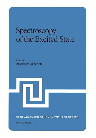 spectroscopy of the excited state 1st edition baldassare di bartolo 1468427954, 978-1468427950