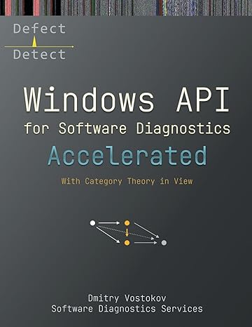 windows api for software diagnostics accelerated with category theory in view 1st edition dmitry vostokov