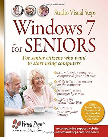 windows 7 for seniors for senior citizens who want to start using computers 1st edition studio visual steps