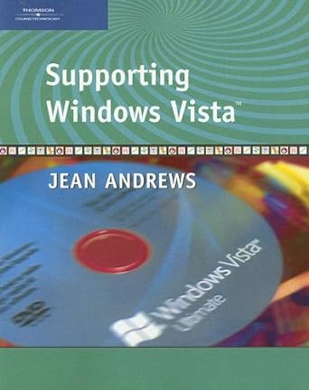 supporting windows vista 1st edition jean andrews 1423902165, 978-1423902164