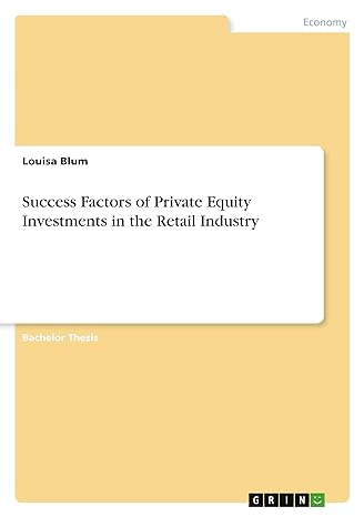 success factors of private equity investments in the retail industry 1st edition louisa blum 3346778010,