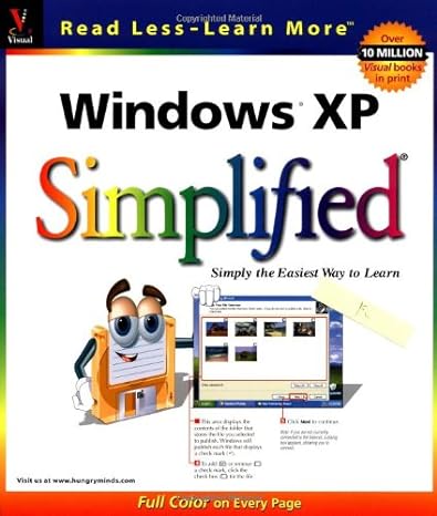 windows xp simplified simply the easiest way to learn 1st edition ruth maran 0764536184, 978-0764536182
