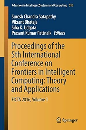 proceedings of the 5th international conference on frontiers in intelligent computing theory and applications