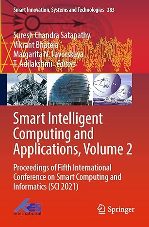 smart intelligent computing and applications volume 2 proceedings of fifth international conference on smart