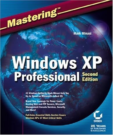 mastering windows xp professional 2nd edition mark minasi 0782141145, 978-0782141146