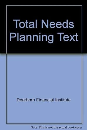 total needs planning plus 1998 guide to social security and medicare subsequent edition dearborn financial