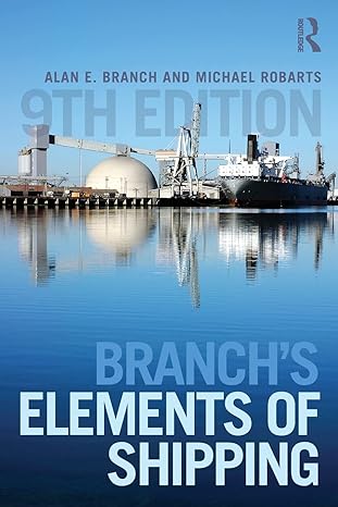 branch s elements of shipping 9th edition alan edward branch ,michael robarts 1138786683, 978-1138786684