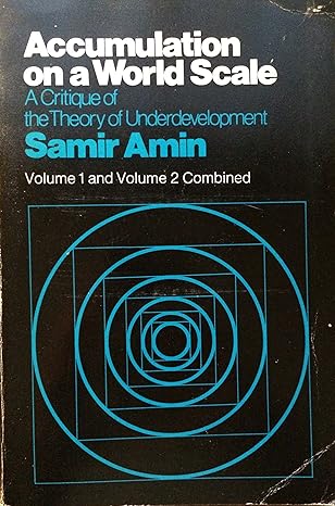 accumulation on a world scale v 1 and 2 in 1v critique of the theory of underdevelopment 1st edition samir