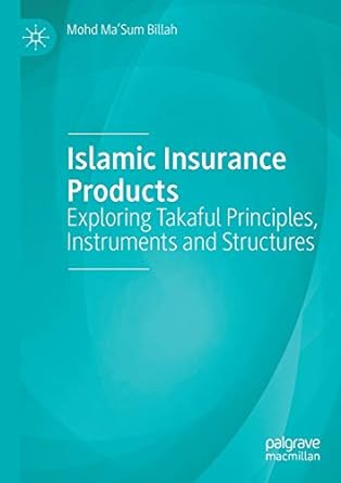 islamic insurance products exploring takaful principles instruments and structures 1st edition mohd masum