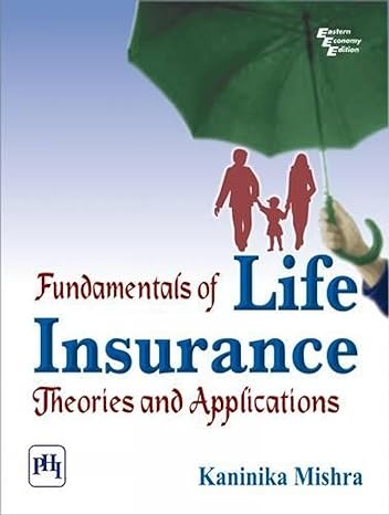 fundamentals of life insurance theories and applications 1st edition kaninika mishra 8120339258,