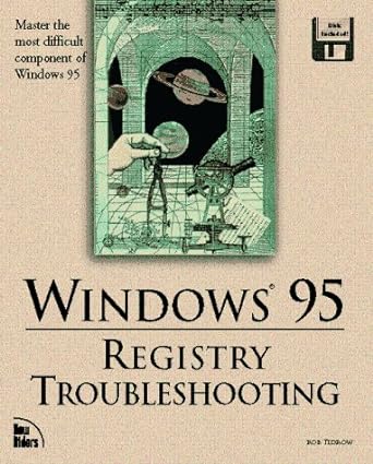 windows 95 registry troubleshooting 1st edition new riders 1562055569, 978-1562055561