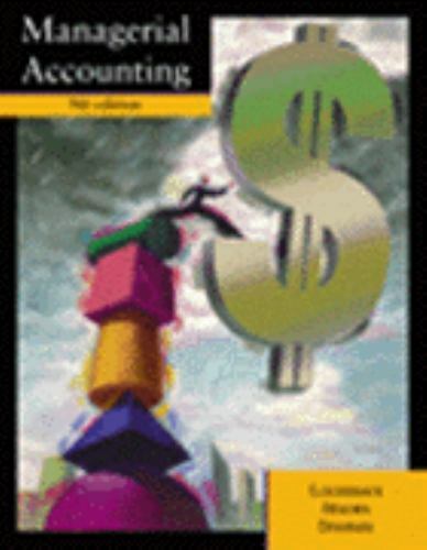 managerial accounting 1st edition joseph g. louderback, jay holmen, geraldine f. dominiak 032401208x,