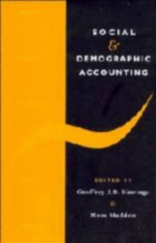 social and demographic accounting 1st edition moss madden 0521465729, 9780521465724