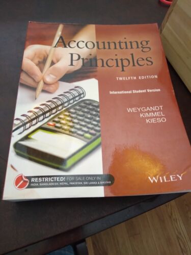 accounting principles 12th edition weygandt j.j. 8126564342
