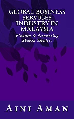 global business services industry in malaysia with a focus on finance and accounting shared services 1st