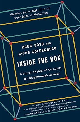 inside the box a proven system of creativity for breakthrough results 1st edition drew boyd 1451659296,