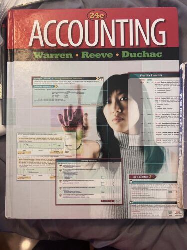 accounting 24th edition carl warren, james reeve, jonathan duchac