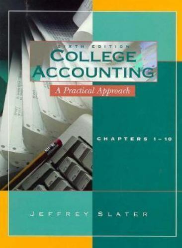 college accounting 1st edition jeffrey slater 0133634256, 9780133634259